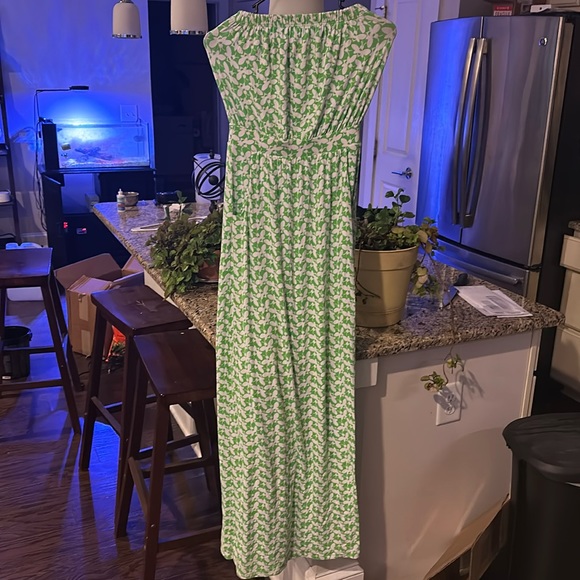 Lilly Pulitzer Dresses Lilly Pulitzer Green White Buzz Worthy Print
